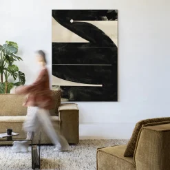 Urban Cotton Wandkleden|Wandkleed Nocturne Oasis in maat en frame naar keuze