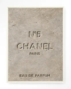 Urban Cotton Wandkleden|Wandkleed Number 5 in maat en frame naar keuze