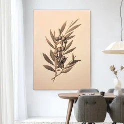 Urban Cotton Wandkleden|Wandkleed Oliva in maat en frame naar keuze