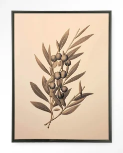 Urban Cotton Wandkleden|Wandkleed Oliva in maat en frame naar keuze