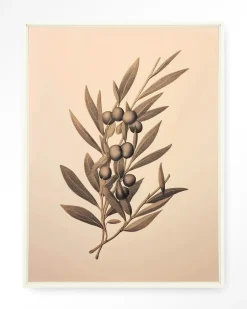 Urban Cotton Wandkleden|Wandkleed Oliva in maat en frame naar keuze