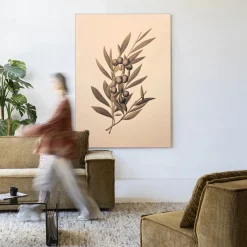 Urban Cotton Wandkleden|Wandkleed Oliva in maat en frame naar keuze