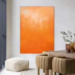 Urban Cotton Wandkleden|Wandkleed Orange in maat en frame naar keuze