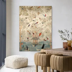 Urban Cotton Wandkleden|Wandkleed Oriental Day in maat en frame naar keuze