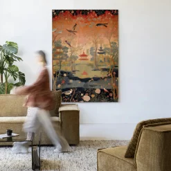 Urban Cotton Wandkleden|Wandkleed Oriental Night in maat en frame naar keuze