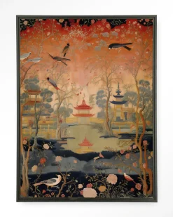 Urban Cotton Wandkleden|Wandkleed Oriental Night in maat en frame naar keuze