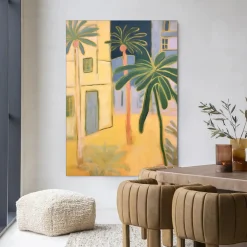 Urban Cotton Wandkleden|Wandkleed Otrobanda in maat en frame naar keuze