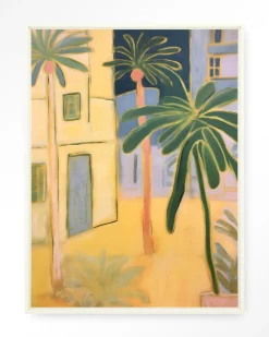 Urban Cotton Wandkleden|Wandkleed Otrobanda in maat en frame naar keuze