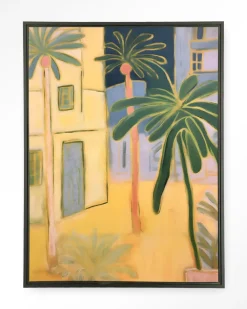 Urban Cotton Wandkleden|Wandkleed Otrobanda in maat en frame naar keuze