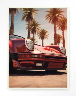 Urban Cotton Wandkleden|Wandkleed Palm Springs in maat en frame naar keuze