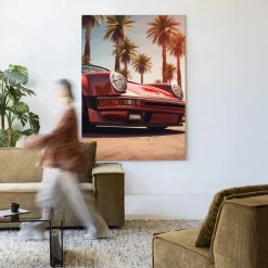 Urban Cotton Wandkleden|Wandkleed Palm Springs in maat en frame naar keuze