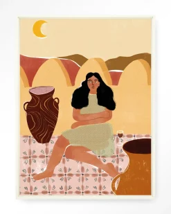 Urban Cotton Wandkleden|Wandkleed Paradise Found in maat en frame naar keuze