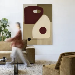 Urban Cotton Wandkleden|Wandkleed Polished in maat en frame naar keuze