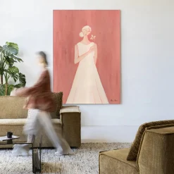 Urban Cotton Wandkleden|Wandkleed Polly in maat en frame naar keuze