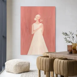 Urban Cotton Wandkleden|Wandkleed Polly in maat en frame naar keuze