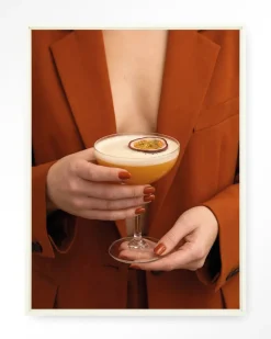 Urban Cotton Wandkleden|Wandkleed Pornstar Martini in maat en frame naar keuze