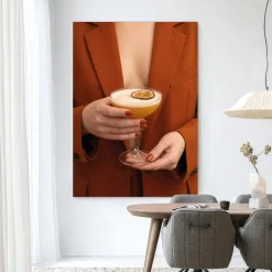 Urban Cotton Wandkleden|Wandkleed Pornstar Martini in maat en frame naar keuze