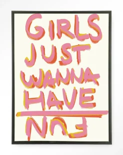 Urban Cotton Wandkleden|Wandkleed P.S Written By A Girl in maat en frame naar keuze