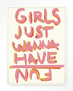 Urban Cotton Wandkleden|Wandkleed P.S Written By A Girl in maat en frame naar keuze