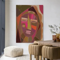 Urban Cotton Wandkleden|Wandkleed Quamatcha in maat en frame naar keuze