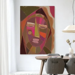 Urban Cotton Wandkleden|Wandkleed Quamatcha in maat en frame naar keuze