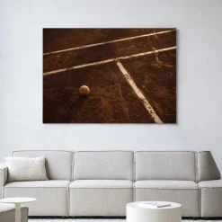 Urban Cotton Wandkleden|Wandkleed Quiet Court in maat en frame naar keuze