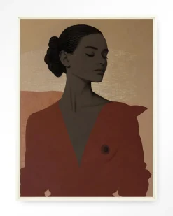 Urban Cotton Wandkleden|Wandkleed Raisa in maat en frame naar keuze