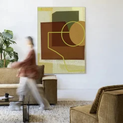 Urban Cotton Wandkleden|Wandkleed Rally in maat en frame naar keuze