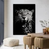 Urban Cotton Wandkleden|Wandkleed Rawr Cheetah in maat en frame naar keuze