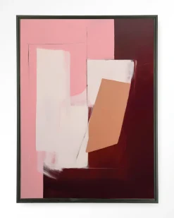 Urban Cotton Wandkleden|Wandkleed Red Fields in maat en frame naar keuze