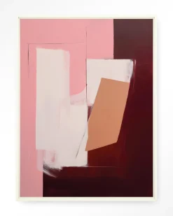 Urban Cotton Wandkleden|Wandkleed Red Fields in maat en frame naar keuze