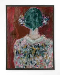 Urban Cotton Wandkleden|Wandkleed Red Velvet in maat en frame naar keuze