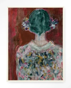 Urban Cotton Wandkleden|Wandkleed Red Velvet in maat en frame naar keuze