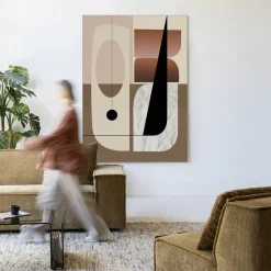 Urban Cotton Wandkleden|Wandkleed Refined in maat en frame naar keuze