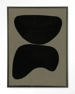 Urban Cotton Wandkleden|Wandkleed Rock Balance in maat en frame naar keuze