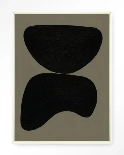 Urban Cotton Wandkleden|Wandkleed Rock Balance in maat en frame naar keuze