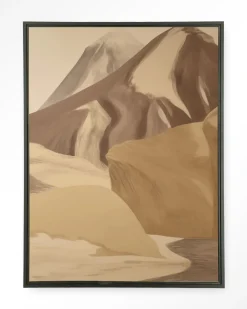 Urban Cotton Wandkleden|Wandkleed Rocky Mountain in maat en frame naar keuze