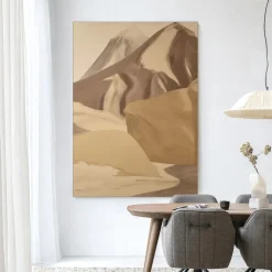 Urban Cotton Wandkleden|Wandkleed Rocky Mountain in maat en frame naar keuze