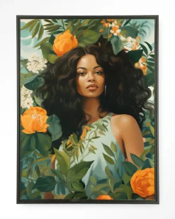 Urban Cotton Wandkleden|Wandkleed Rosita in maat en frame naar keuze