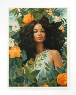 Urban Cotton Wandkleden|Wandkleed Rosita in maat en frame naar keuze