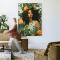 Urban Cotton Wandkleden|Wandkleed Rosita in maat en frame naar keuze