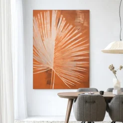 Urban Cotton Wandkleden|Wandkleed Rusty Palm in maat en frame naar keuze