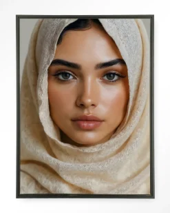 Urban Cotton Wandkleden|Wandkleed Sahara in maat en frame naar keuze