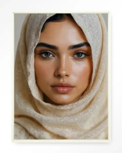 Urban Cotton Wandkleden|Wandkleed Sahara in maat en frame naar keuze