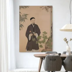 Urban Cotton Wandkleden|Wandkleed Sakura in maat en frame naar keuze