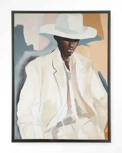 Urban Cotton Wandkleden|Wandkleed Saloon Sam in maat en frame naar keuze