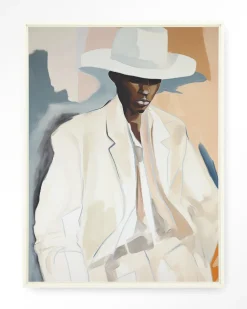 Urban Cotton Wandkleden|Wandkleed Saloon Sam in maat en frame naar keuze