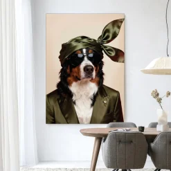 Urban Cotton Wandkleden|Wandkleed Sam in maat en frame naar keuze