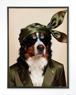 Urban Cotton Wandkleden|Wandkleed Sam in maat en frame naar keuze