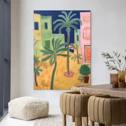 Urban Cotton Wandkleden|Wandkleed Santa Rosa in maat en frame naar keuze